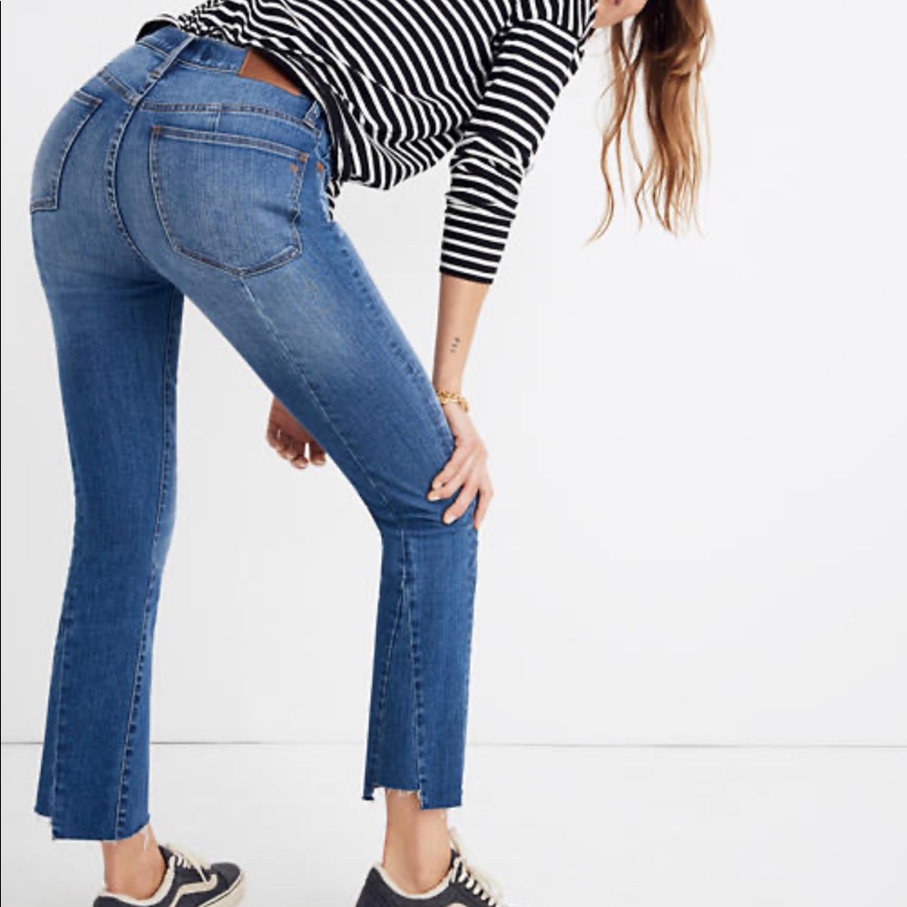 MADEWELL Cali Demi Boot Jeans Kemper Wash NEW - Picture 2 of 9